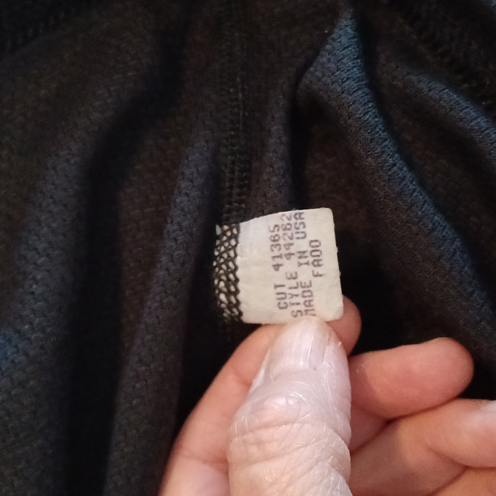 Patagonia Capilene Half Zip Midweight Long Sleeve Shirt Black XL - Picture 12 of 13